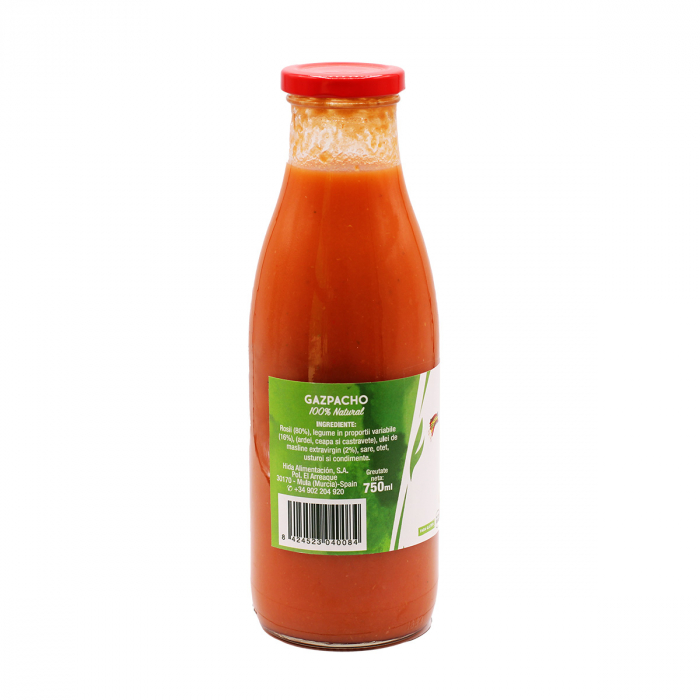 Gazpacho -Supa rece spaniola de legume 750ml Hida [2]
