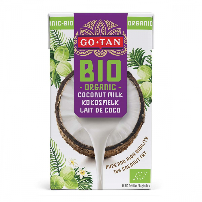 Lapte de cocos 250ml Go-Tan Bio [1]