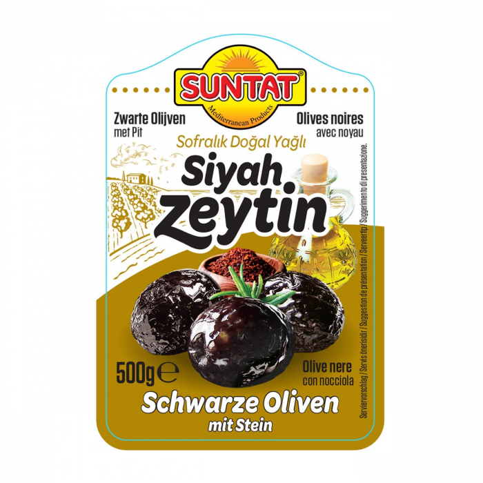 Masline negre uscate 500 gr Suntat [3]