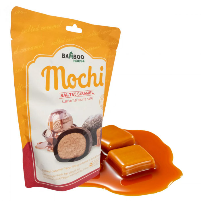 Mochi - Desert Japonez din orez cu aroma caramel sarat 180gr [2]