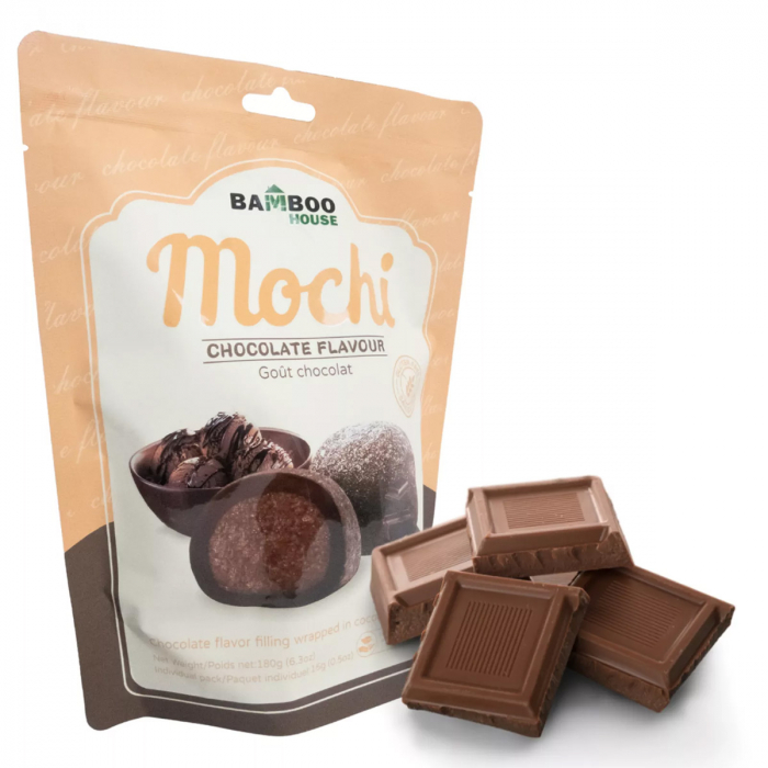 Mochi - Desert Japonez din orez cu aroma ciocolata 180gr [2]