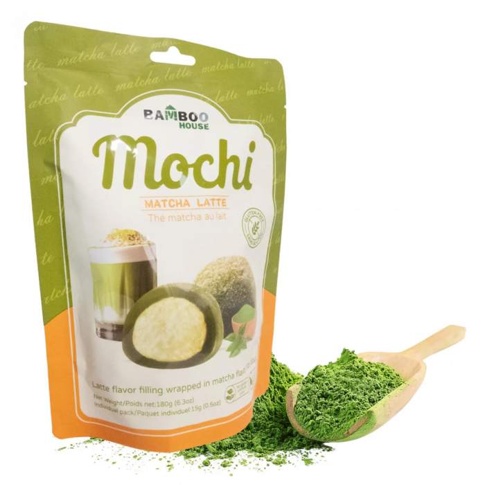 Mochi - Desert Japonez din orez cu aroma matcha latte 180gr [2]