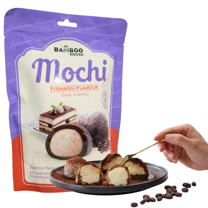 Mochi - Desert Japonez din orez cu aroma tiramisu 180gr [2]
