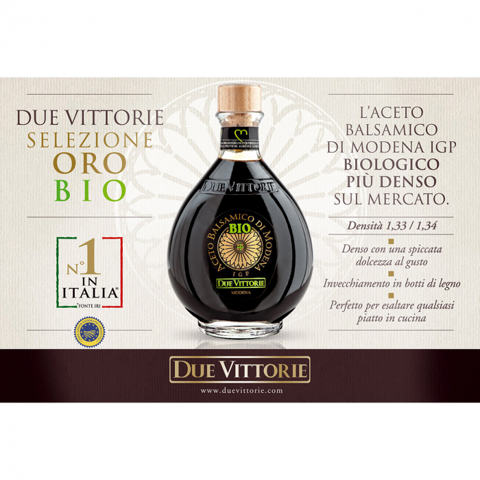 Otet balsamic de Modena GOLD 250ml Due Vittorie Bio - I.G.P. [2]