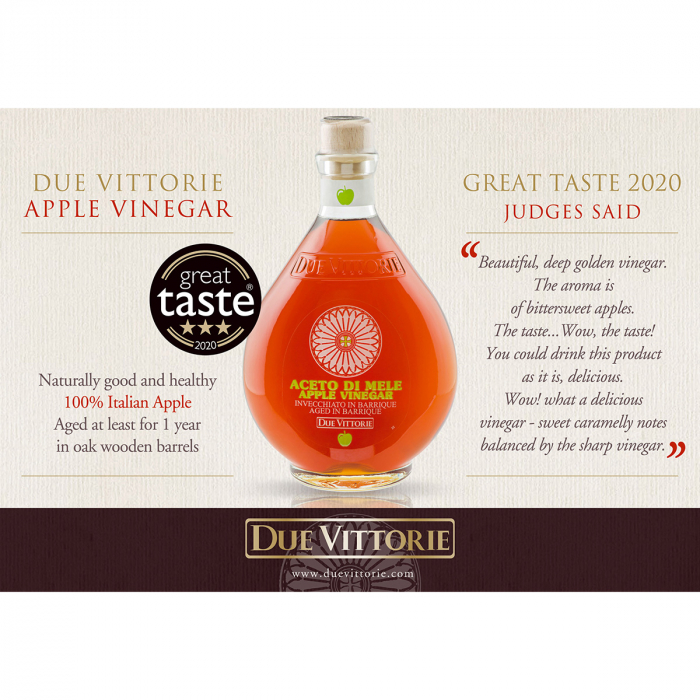 Otet din cidru de mere maturat in baric 250ml Due Vittorie [2]