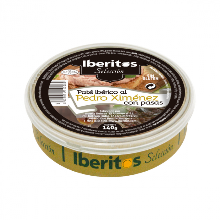 Pate Iberian cu vin Pedro Ximénez si stafide 140gr [2]