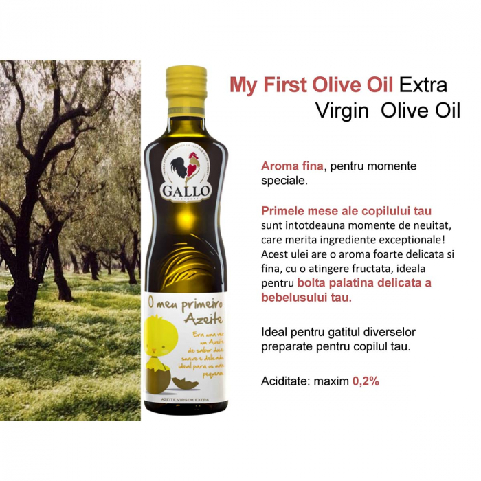 Ulei de masline EVOO - Baby Oil 500 ml Gallo Portugal [2]