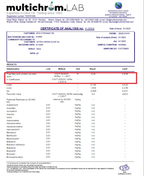 Ulei de masline extra virgin P.D.O Messara 5L Kidonakis [2]