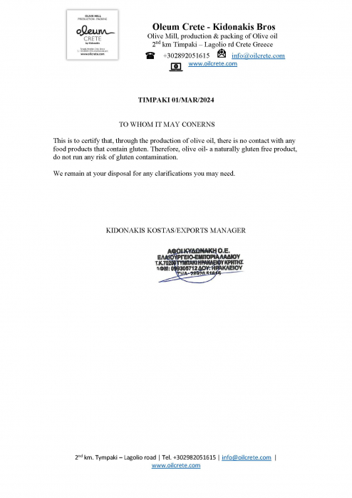 Ulei de masline extra virgin P.D.O Messara 5 L Kidonakis Bio [3]
