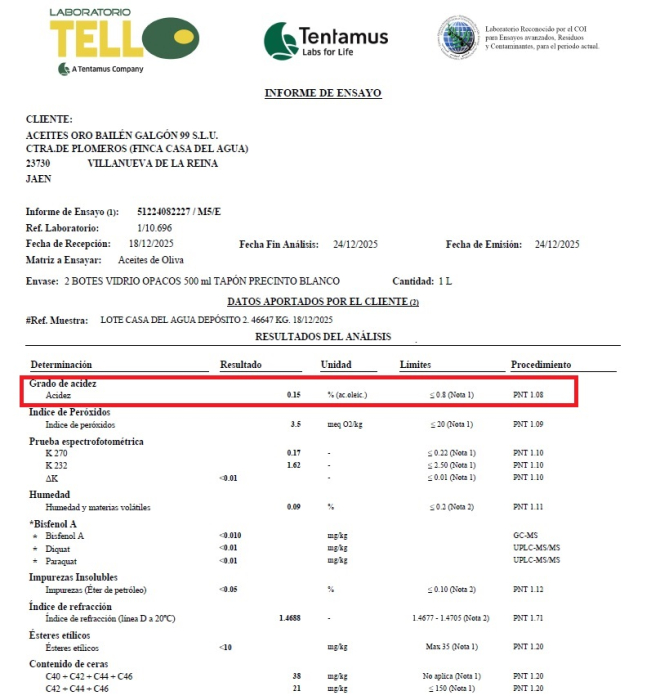 Ulei de masline extra virgin Picual 500ml Casa del Agua [2]