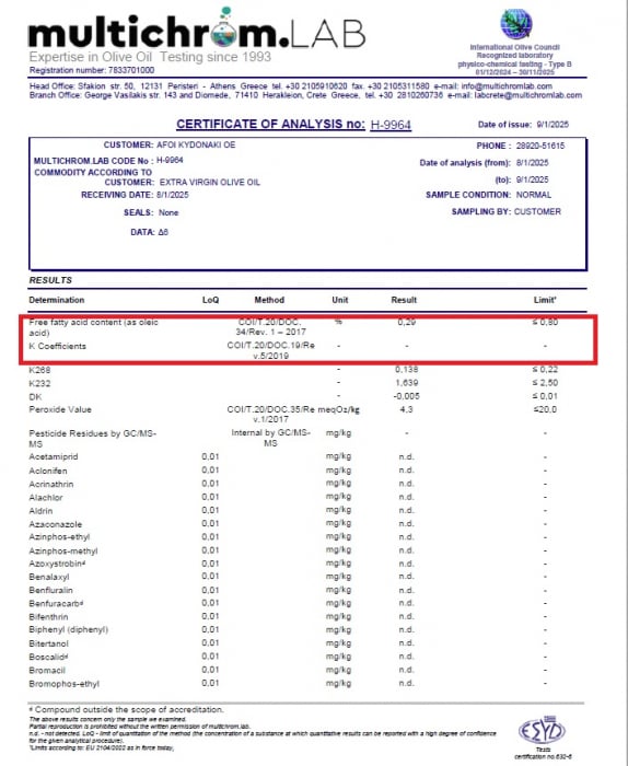 Ulei de masline extra virgin P.D.O Messara 3 L Kidonakis [2]