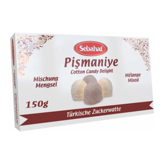 Vata de zahar cu aroma de cacao si vanilie 150 g  Sebahat [2]