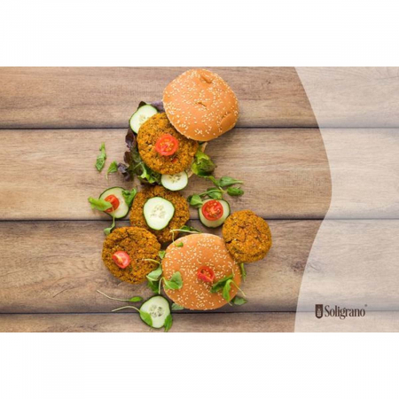 Burger Vegan Indian cu spelta, amaranth si linte rosie 140gr Soligrano [1]