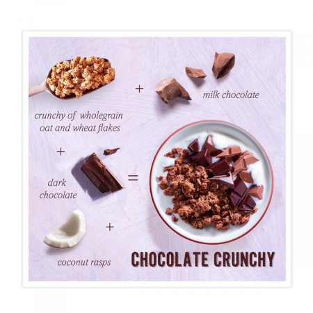 Cereale Crunchy cu ciocolata XXL 1500gr Verival Bio [2]