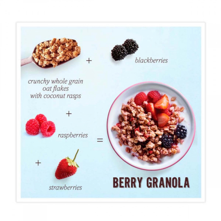 Cereale Crunchy cu fructe de padure 375 g Verival Bio [1]