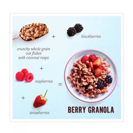 Cereale Crunchy cu fructe de padure XXL 1400gr Verival Bio [2]