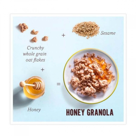 Cereale Crunchy cu miere 375 g Verival Bio [1]