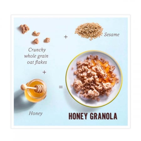 Cereale Crunchy cu miere XXL 1500gr Verival Bio [2]