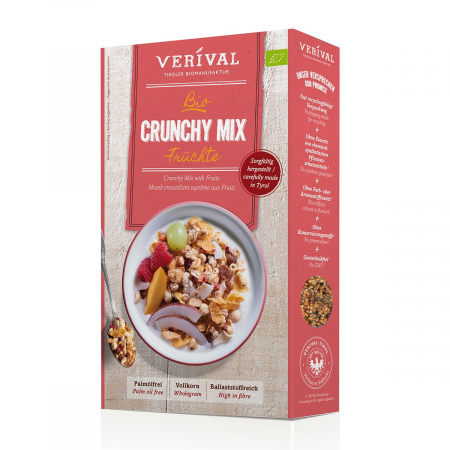 Cereale Bio - Cereale Granola Mix cu fructe 300gr Verival Bio