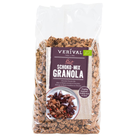 Cereale Bio - Cereale Granola cu ciocolata XXL 1400gr Verival Bio