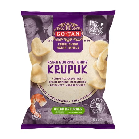 Altele - Chipsuri din tapioca cu creveti 50gr Go-Tan