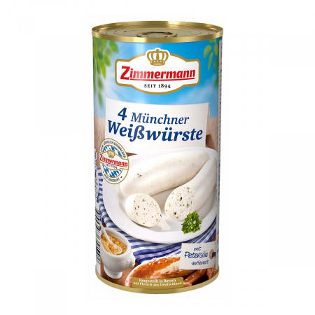 Germania - Crenvursti Albi "Munich Style" 530 g Zimmermann, 75% carne