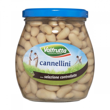 Conserve de legume - Fasole Cannellini 570 g Valfrutta