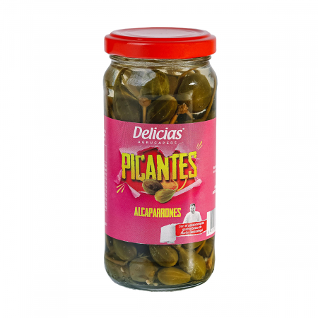 Ingrediente alimentare - Fructe de capere picante cu codita in otet 240gr Agrucapers