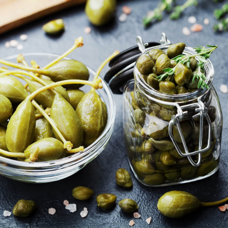 Fructe de capere picante cu codita in otet 240gr Agrucapers [1]