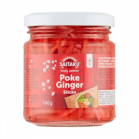 Ghimbir murat la borcan - Ghimbir murat betisoare - Poke Ginger 190gr Saitaku