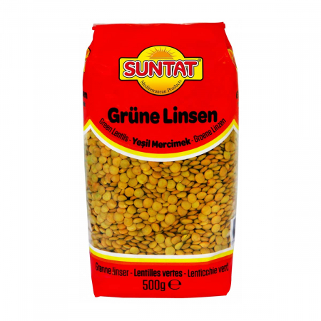 Ingrediente alimentare - Linte verde 500 g Suntat