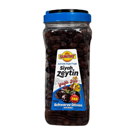 Turcia - Masline negre uscate EKO 1750 gr Suntat