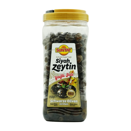 Masline kalamata - Masline negre uscate GOLD 1750 gr Suntat