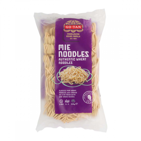 Noodles - Mie Noodles 250gr Go-Tan