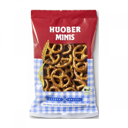 Covrigei sarati - Mini Covrigei 40 g Huober Bio