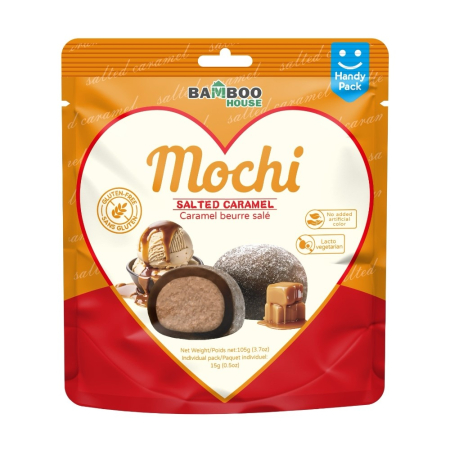 Produse Japonia - Mochi - Desert Japonez din orez cu aroma caramel sarat 105gr