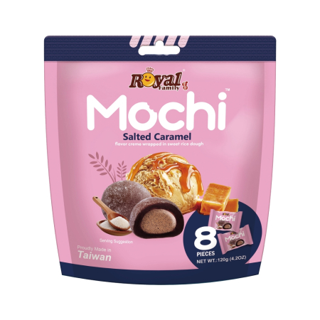 Mochi Dulciuri Japoneze - Mochi - Desert Japonez din orez cu aroma caramel sarat 120gr