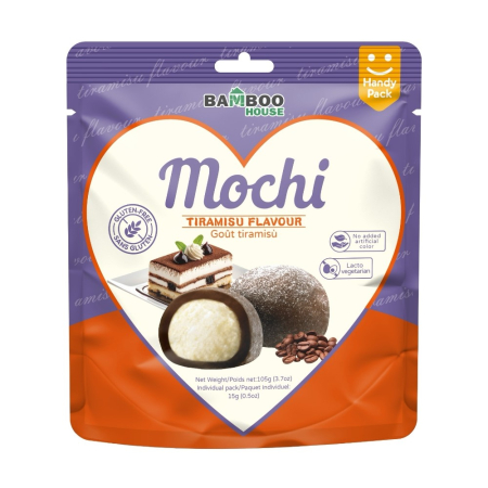 Produse Japonia - Mochi - Desert Japonez din orez cu aroma tiramisu 105gr