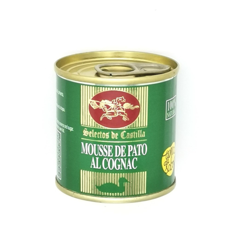 Conserve - Mousse cu ficat de rata si cognac (15% foie gras) 95gr Selectos de Castilla