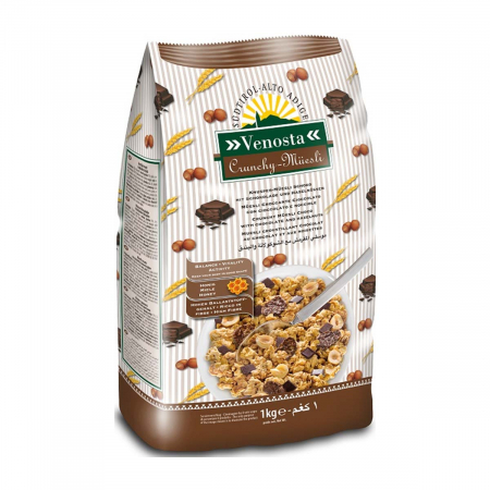 Musli - Musli Crunchy Ciocolata-Alune de padure 1kg Venosta