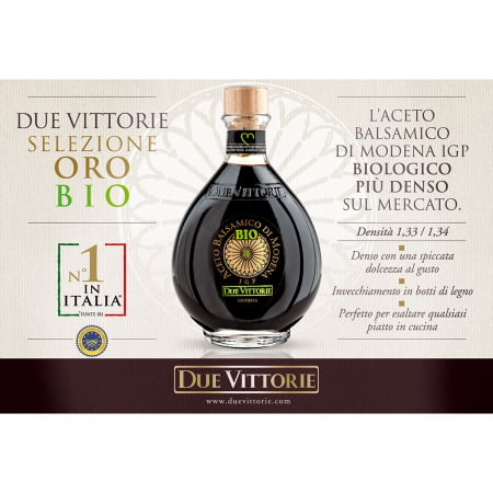 Otet balsamic de Modena GOLD 250ml Due Vittorie Bio - I.G.P. [1]