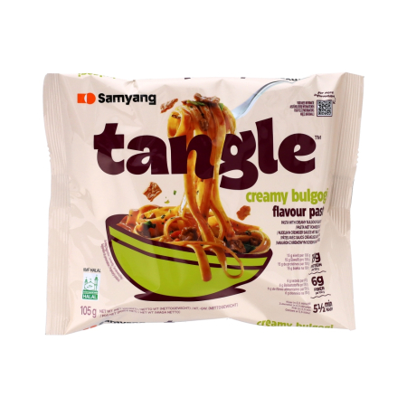 Taitei si noodles asiatici - Paste cu sos cremos si aroma Bulgogi 105g Samyang Tangle