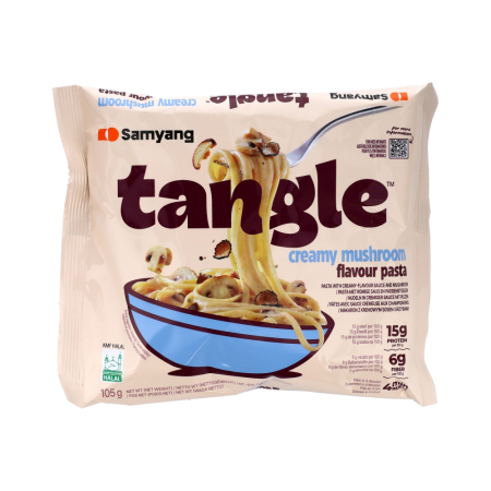 Taitei si noodles asiatici - Paste cu sos cremos si aroma ciuperci 105g Samyang Tangle