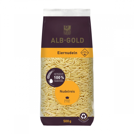 Paste din grau dur - Paste Orzo de casa cu ou 500gr Alb Gold