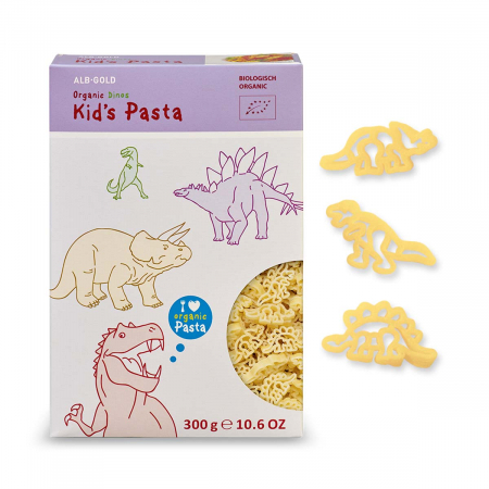 Paste pentru copii dinozauri 300 g Alb Gold Bio [1]