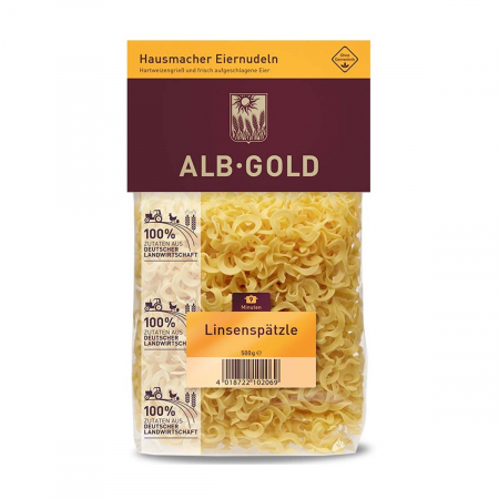 Paste svabesti cu ou LINSENSPÄTZLE 500gr Alb Gold [0]