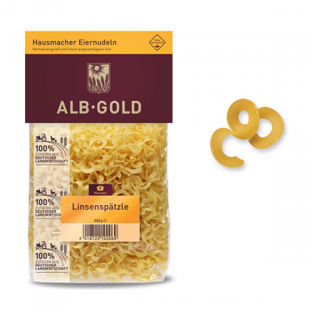 Paste svabesti cu ou LINSENSPÄTZLE 500gr Alb Gold [1]