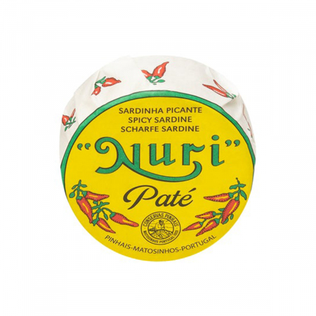 Conserve - Pate de sardine in ulei de masline picant 65gr Nuri