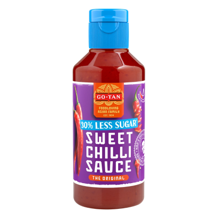 Produse Asiatice - Sos Chilli-dulce 30% mai putin zahar 270ml Go-Tan