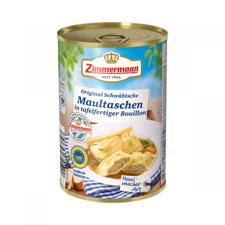 Germania - Specialitate Svabeasca Maultaschen in sos de rosii 400ml Zimmermann